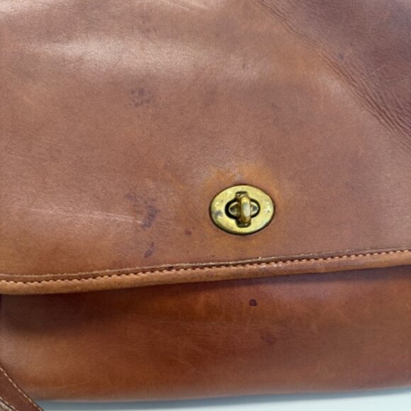 COACH VINTAGE BAG #5047 PRE OWN  BROWN COLOR - Picture 3 of 9